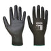 Portwest PU Palm Glove - Black  - Large - Pack of 12 Portwest - Town Tools 