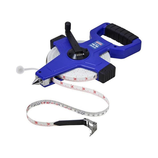 Faithfull Fibreglass Open Long Tape 30m/100ft (Width 13mm) Faithfull - Town Tools