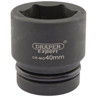 Draper Expert HI-TORQ 6 Point Impact Socket, 1" Sq. Dr., 40mm 05120