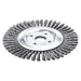 Lessmann Pipeline Brush 40 Knots 125 x 22.2mm Bore Steel Wire Lessmann - Town Tools