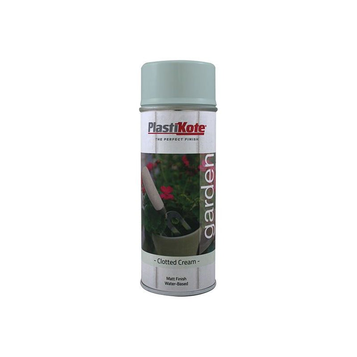 Plastikote Garden Colours Spray Paint Clotted Cream 400ml PlastiKote - Town Tools