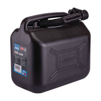Draper Plastic Fuel Can, 10L, Black 09058