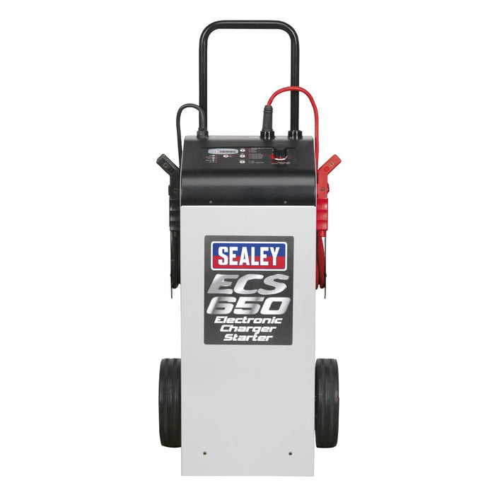 Sealey Electronic Charger Maintainer/Starter 100/650A 12/24V ECS650 Sealey - Town Tools 