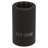 Sealey Brake Caliper Socket 1/2"Sq Drive 20mm 10-Point VS0984