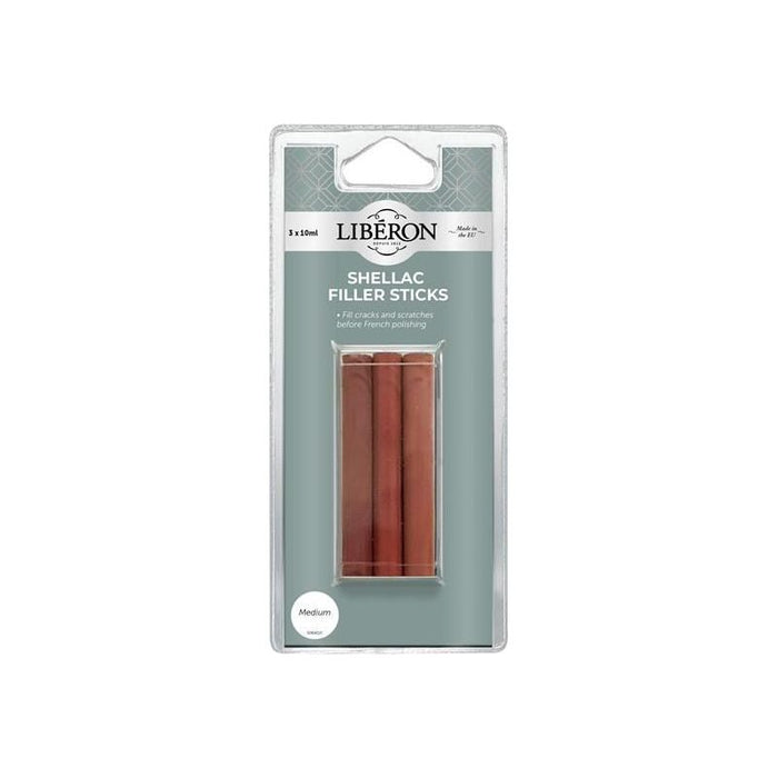 Liberon Shellac Filler Sticks Medium (3 Pack) Liberon - Town Tools