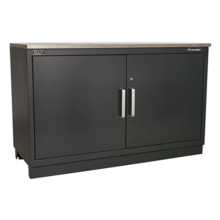 Sealey Premier Premier Storage System with Oak Worktop 5.6m APMSOAK Sealey Premier - Town Tools 