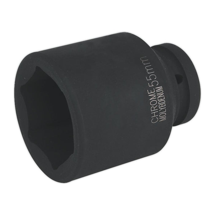 Sealey Impact Socket 55mm Deep 1"Sq Drive IS155D Sealey - Town Tools 