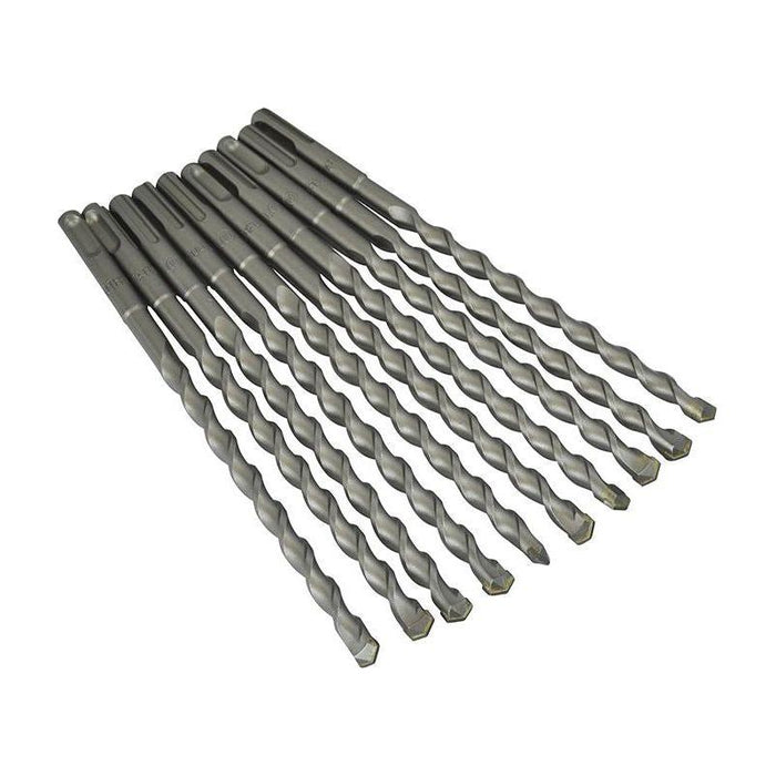 Faithfull SDS Plus Drill Bit 10mm OL: 210mm WL: 150mm Bulk 10 Faithfull - Town Tools