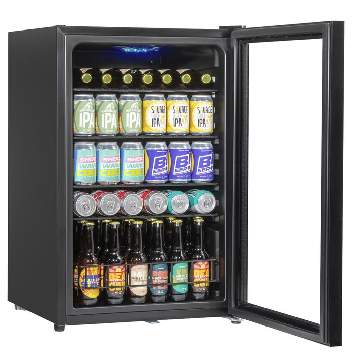 Baridi Under-Counter Drinks/Beer & Wine Fridge 115L Capacity DH223