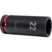 Sealey 1/2"Dr Lock-On Deep Impact Socket 22mm (Red Coded Ring)