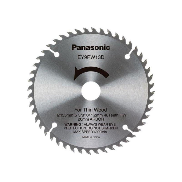 Panasonic EY9PW13D32 Wood Cutting TCT Blade 135 x 20mm x 48T Panasonic - Town Tools