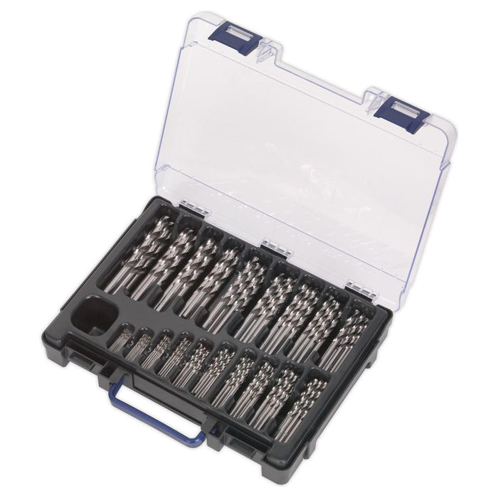 Sealey HSS Fully Ground Drill Bit Assortment 170pc1-10mm DBS170FG Sealey - Town Tools 