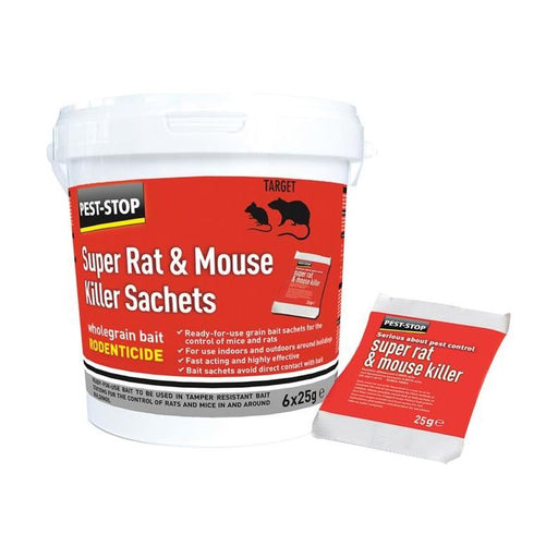 Pest-Stop (Pelsis Group) Super Rat & Mouse Killer Sachets Pest-Stop (Pelsis Group) - Town Tools
