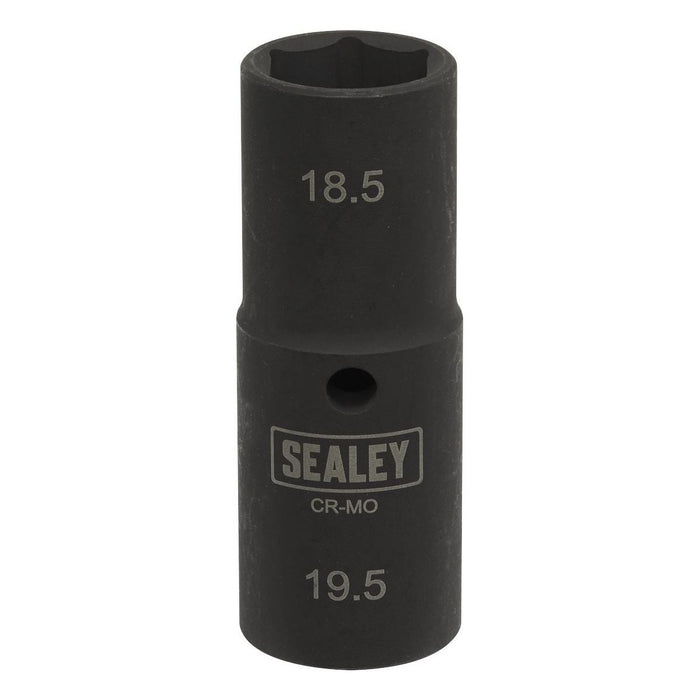 Sealey Deep Impact Socket 1/2"Sq Drive Double Ended 18.5/19.5mm SX1819