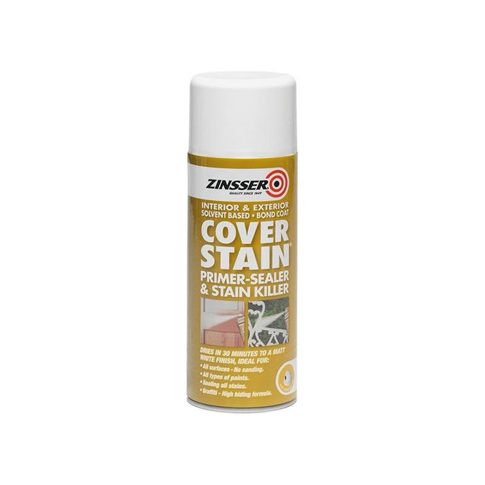 Zinsser Cover Stain® Primer - Sealer Aerosol 400ml Zinsser - Town Tools