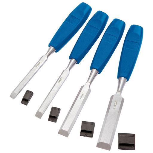 Draper Bevel Edge Wood Chisel Set (4 Piece) 69619 Draper - Town Tools 