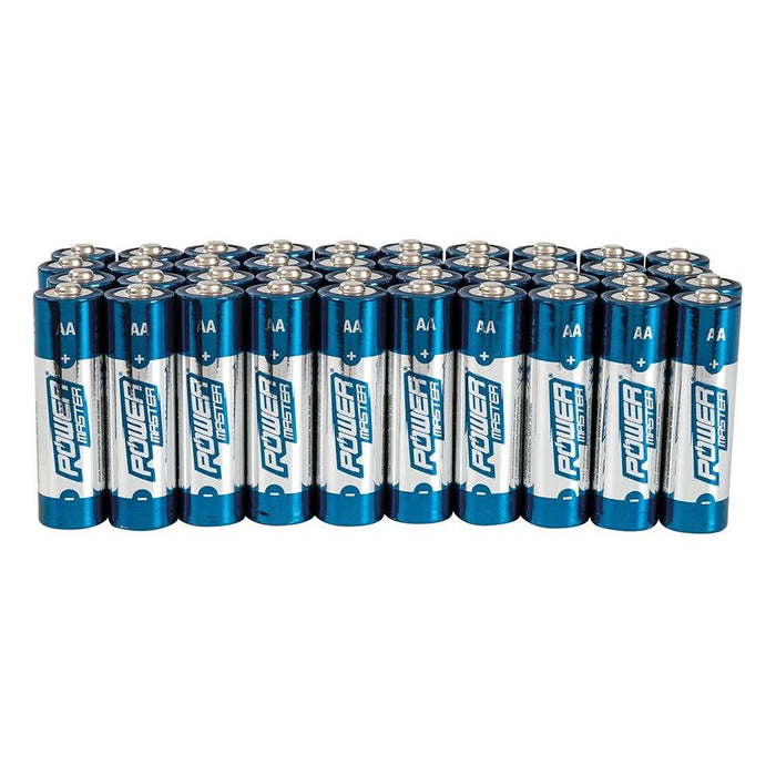 Powermaster AA Super Alkaline Battery LR6 40pk 40pk PowerMaster - Town Tools 