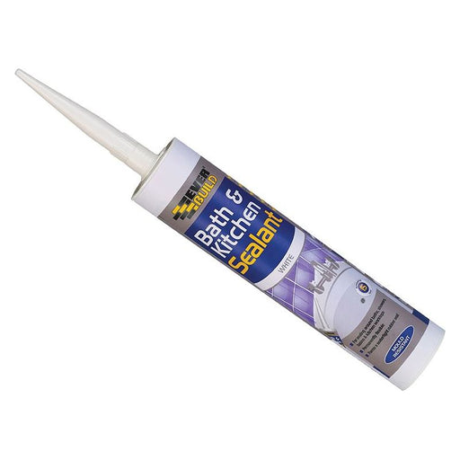 Everbuild Sika Bath & Kitchen Sealant White 290ml Everbuild Sika - Town Tools