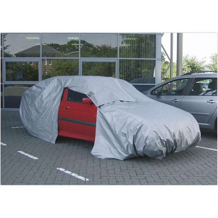 Sealey Car Cover Medium 4060 x 1650 x 1220mm CCM Sealey - Town Tools 