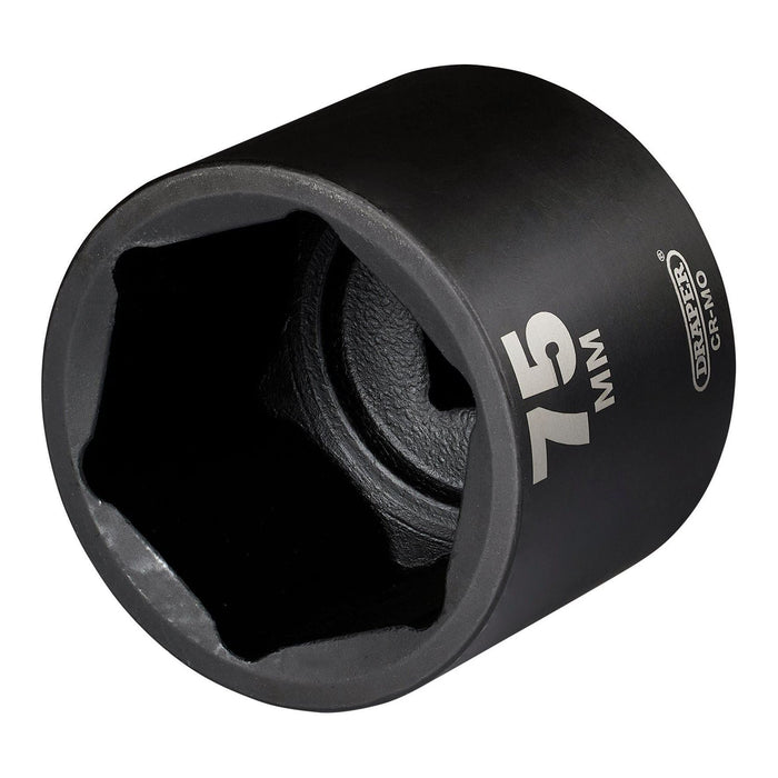 Draper Draper HI-TORQ Deep Impact Socket, 1" Sq. Dr., 75mm Draper - Town Tools