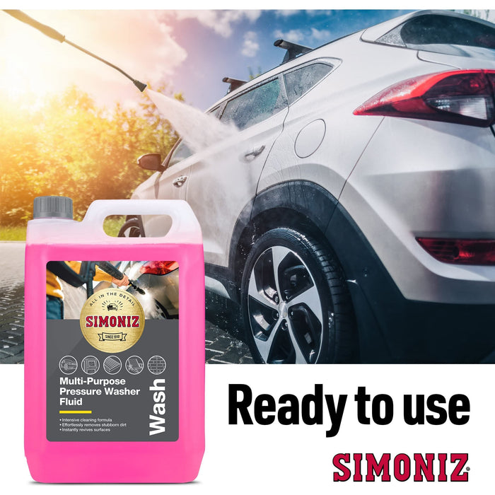 Simoniz Multi Use Pressure Washer Fluid - 5 Litre Simoniz - Town Tools 