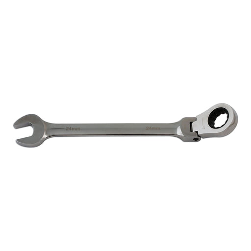 Laser Flexi-Head Ratchet Ring Spanner 24mm 5753 Laser - Town Tools 