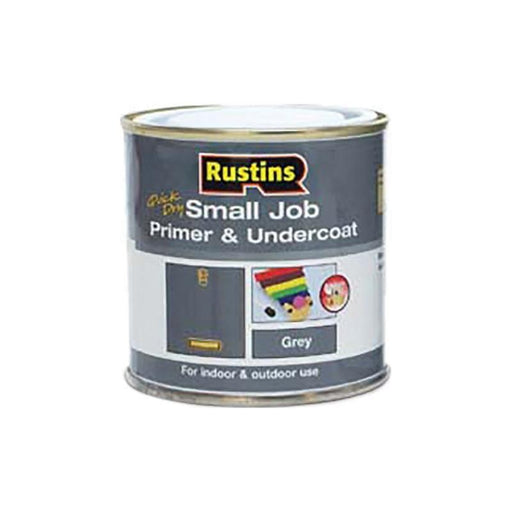 Rustins Small Job Primer & Undercoat Grey 250ml Rustins - Town Tools