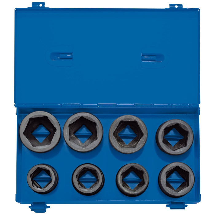 Draper Metric Impact Socket Set in Metal Case, 3/4" Sq. Dr. (8 Piece) 83272 Draper - Town Tools 