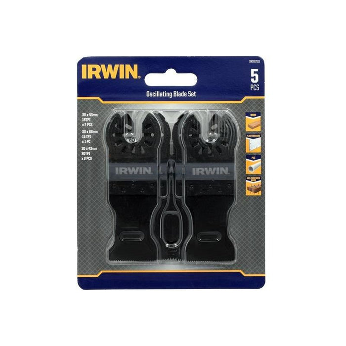 Irwin® IW1017111 Oscillating Blade Set, 5 Piece IRWIN® - Town Tools