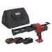 Sealey Cordless 20V SV20 Series 310ml Caulking Gun Kit- 2 Batteries CP20VCGKIT Sealey - Town Tools 