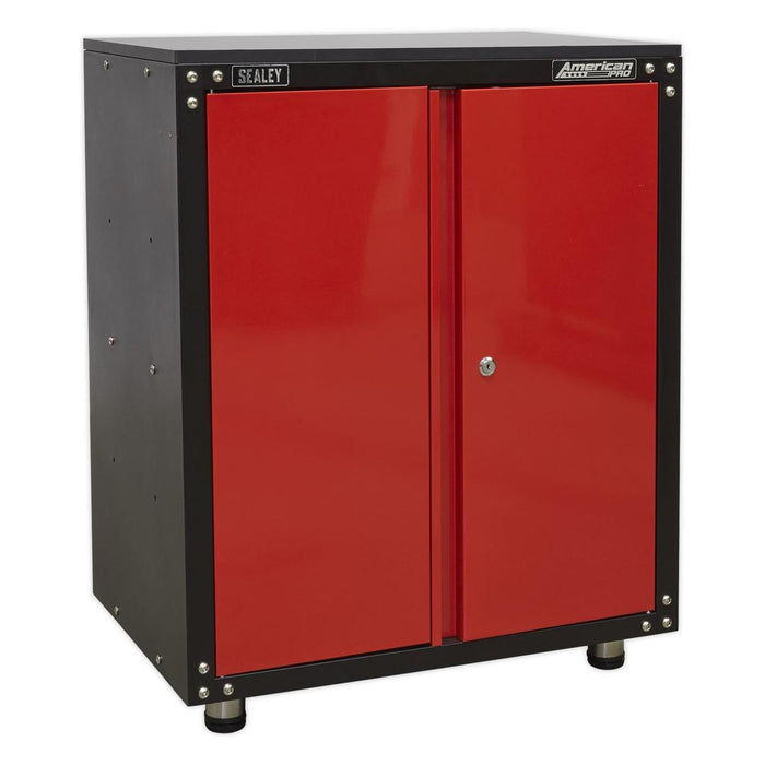 Sealey Modular 2 Door Cabinet with Worktop 665mm APMS81 Sealey - Town Tools 