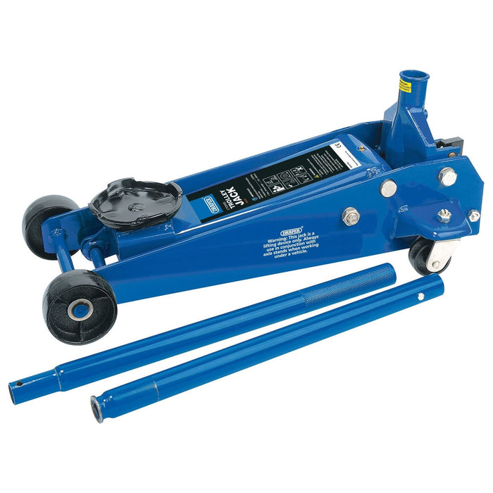 Draper Garage Trolley Jack, 3 Tonne 53089