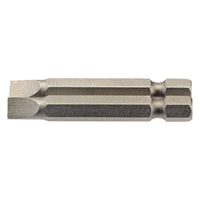 Draper Plain Slot Insert Bit, 6mm, 1/4" Hex, 50mm Long (Pack of 2) 64096