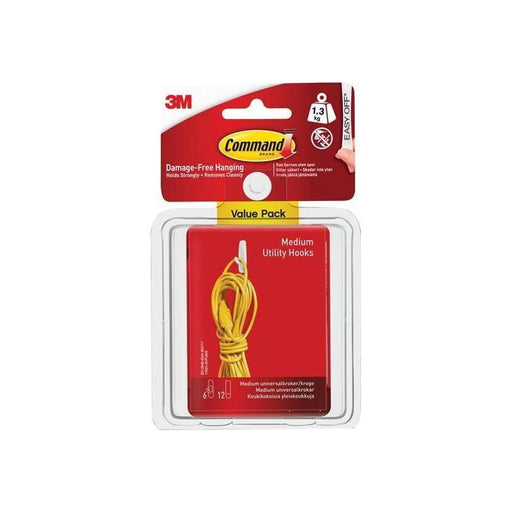 Command™ Medium Utility Hooks Value Pack (Pack 6) Command™ - Town Tools