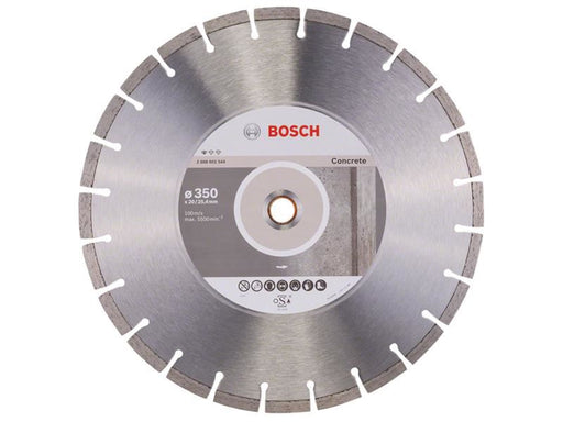 Bosch Powertool Accessories Standard for Concrete Diamond Cutting Disc 350 x 25.4mm Bosch Powertool Accessories - Town Tools