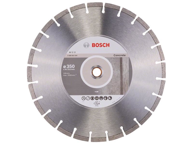 Bosch Powertool Accessories Standard for Concrete Diamond Cutting Disc 350 x 25.4mm Bosch Powertool Accessories - Town Tools