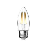 Energizer® LED ES (E27) Candle Filament Non-Dimmable Bulb, Warm White 470 lm 4W