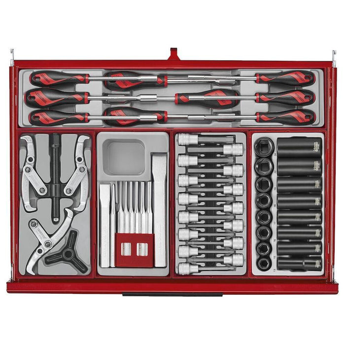 Teng Tools 26" PRO35™ roller cabinet tool kit 628 pieces red Town Tools - Town Tools