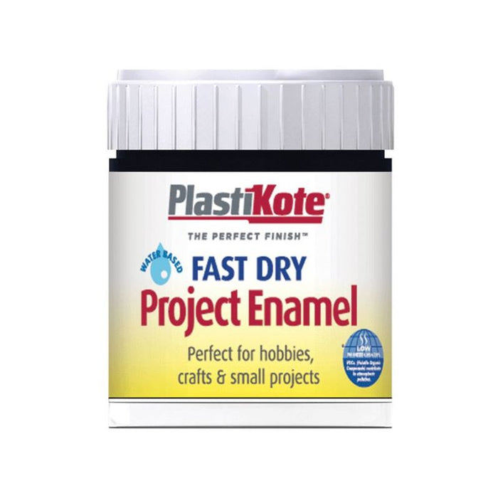 Plastikote Fast Dry Enamel Paint B1 Bottle Gloss Black 59ml PlastiKote - Town Tools