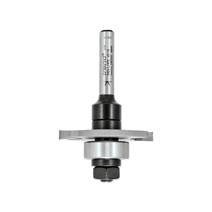 Trend 342 x 1/4 TCT Bearing Guided Biscuit Jointer 4.0 x 40mm Trend - Town Tools