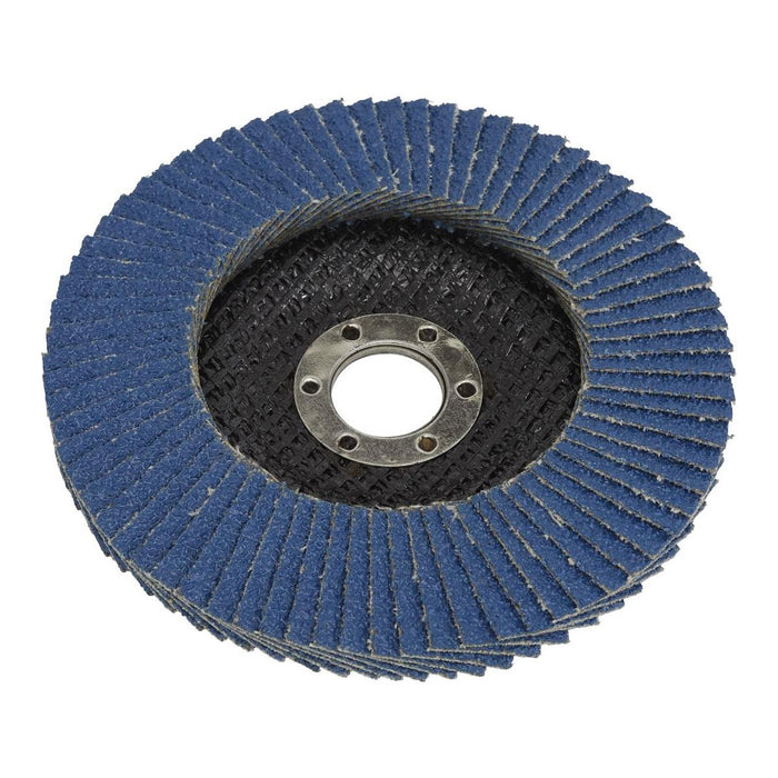 Sealey Flap Disc Zirconium100mm16mm Bore 40Grit FD10040 Sealey - Town Tools 