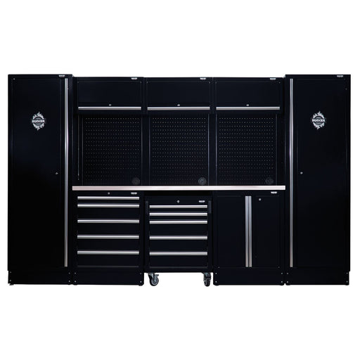 Draper BUNKER Modular Storage Combo with Stainless Steel Worktop (16 Piece) Draper - Town Tools 