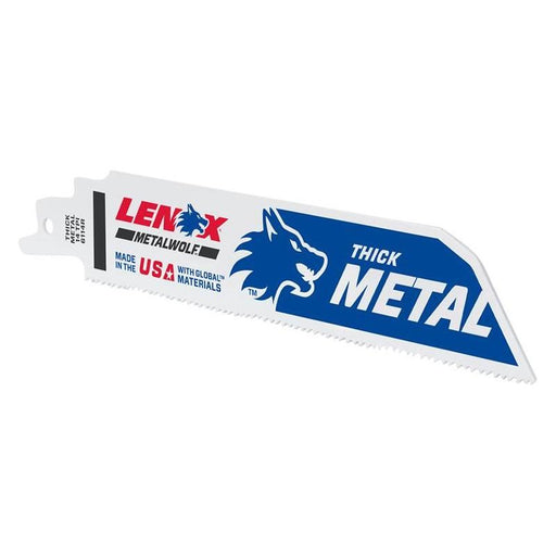Lenox MultiWolf Wave Edge Reciprocating Saw Blade 152 x 25 x 1.1mm 14 TPI (Pack 5) LENOX - Town Tools