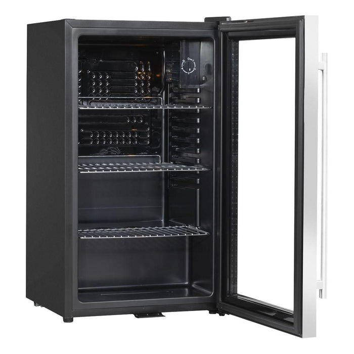 Baridi 85L Wine, Beer & Drinks Fridge with Thermostat - Stainless Steel Baridi - Town Tools