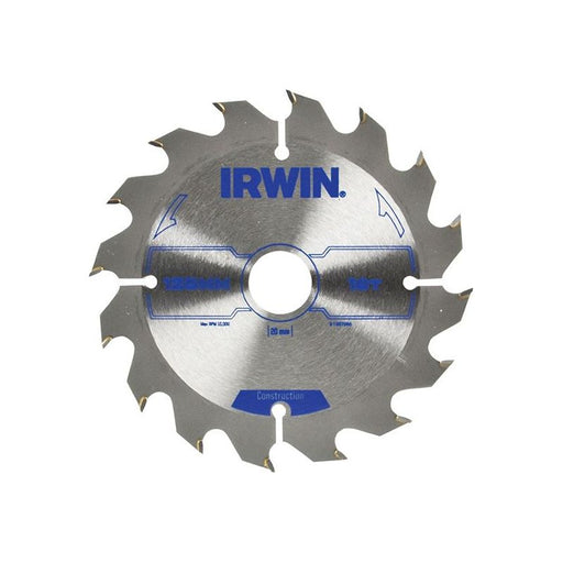 Irwin® Construction Circular Saw Blade 125 x 20mm x 16T ATB IRWIN® - Town Tools