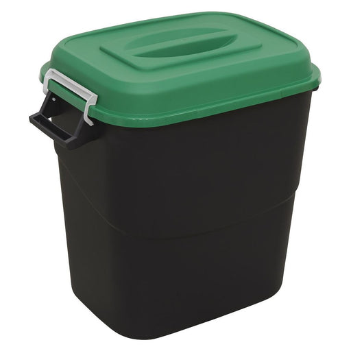 Sealey Refuse/Storage Bin 75L Green BM75G Sealey - Town Tools 