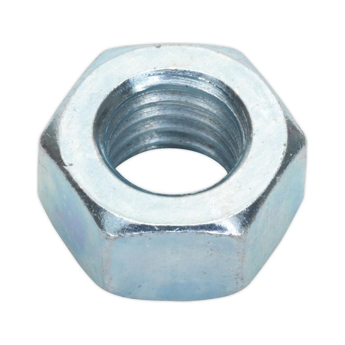 Sealey Steel Nut 934 M12 Zinc Pack of 25 SN12 Sealey - Town Tools 