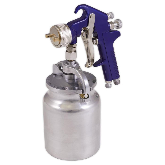 Sealey Suction Feed Spray Gun 1.7mm Set-Up S717 Sealey - Town Tools 