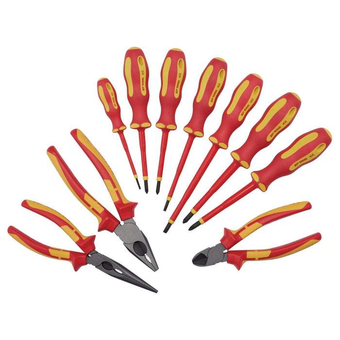 Draper XP1000 VDE Screwdriver and Pliers Set (10 Piece) 94859 Draper - Town Tools 