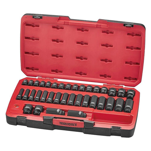 Teng Tools MECCA PRO 1/2" Impact Socket Set DIN 40 Pieces Teng Tools - Town Tools 